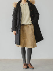 ロングダウンパーカーコート