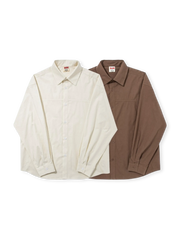 アシンメトリック ロングスリーブシャツ