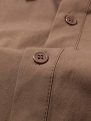 アシンメトリック ロングスリーブシャツ