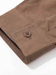 アシンメトリック ロングスリーブシャツ