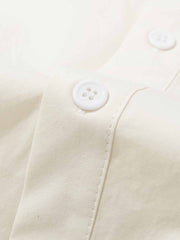 アシンメトリック ロングスリーブシャツ