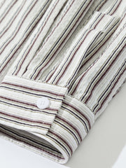 マウンテンテイスト ストライプシャツ