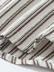 マウンテンテイスト ストライプシャツ