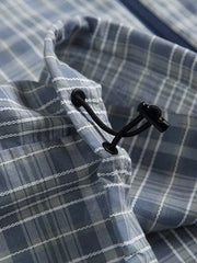 スプライスチェックワーク半袖シャツ