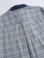 スプライスチェックワーク半袖シャツ