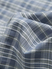スプライスチェックワーク半袖シャツ