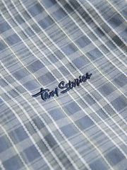 スプライスチェックワーク半袖シャツ