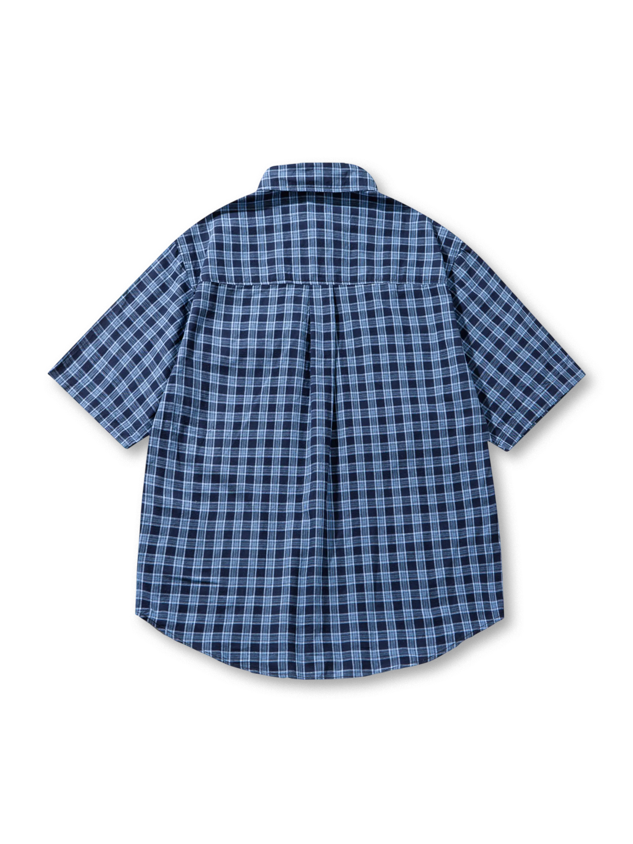 シティボーイ風チェック柄シャツ