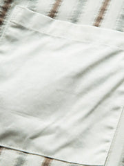 ヴィンテージストライプ×パッチワークキューバカラーシャツ