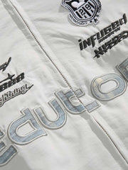 ヴィンテージスポーツ立ち襟ジャケットシャツ