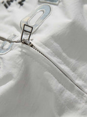 ヴィンテージスポーツ立ち襟ジャケットシャツ