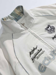 ヴィンテージスポーツ立ち襟ジャケットシャツ全体展示