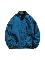 製品画像: 大きなポケット付きスタンドカラー ワークジャケット全体正面展示