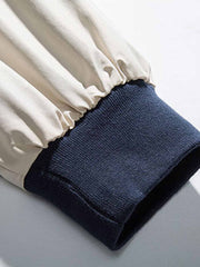 大きなポケット付き スタンドカラー ワークジャケット