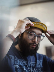 5パネル コントラストブリムキャップ【非売品 PLUS会員限定100枚】