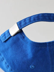 ツナ刺繍フラットブリムキャップ