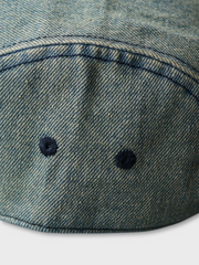 デニムワイドブリムキャップ