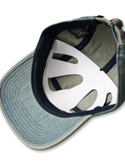 デニムワイドブリムキャップ