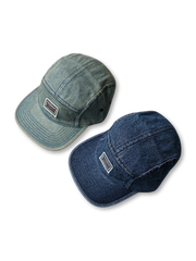 デニムワイドブリムキャップ
