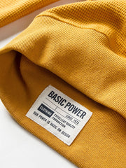 ワッペン付きクルーネックスウェット