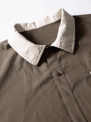 ヴィンテージライクポケット付きワークポロシャツ
