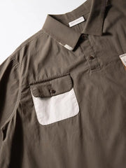 ヴィンテージライクポケット付きワークポロシャツ
