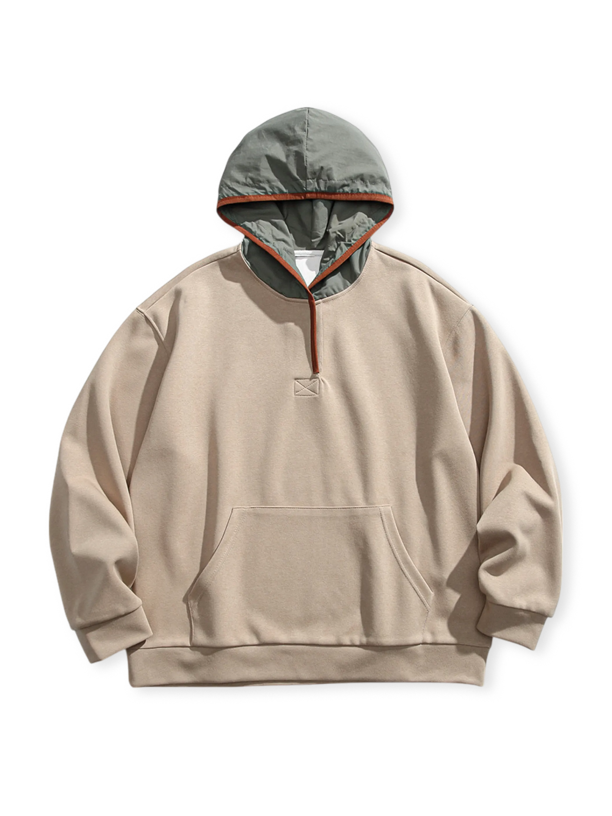 カラーブロックフーディースウェット