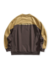 カラーブロックヴィンテージスポーツスウェット全体展示