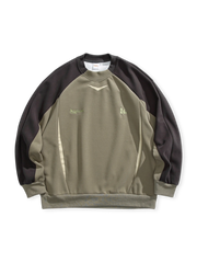 カラーブロックヴィンテージスポーツスウェット全体展示