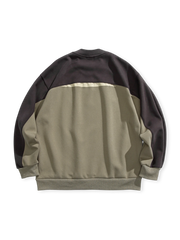 カラーブロックヴィンテージスポーツスウェット全体展示