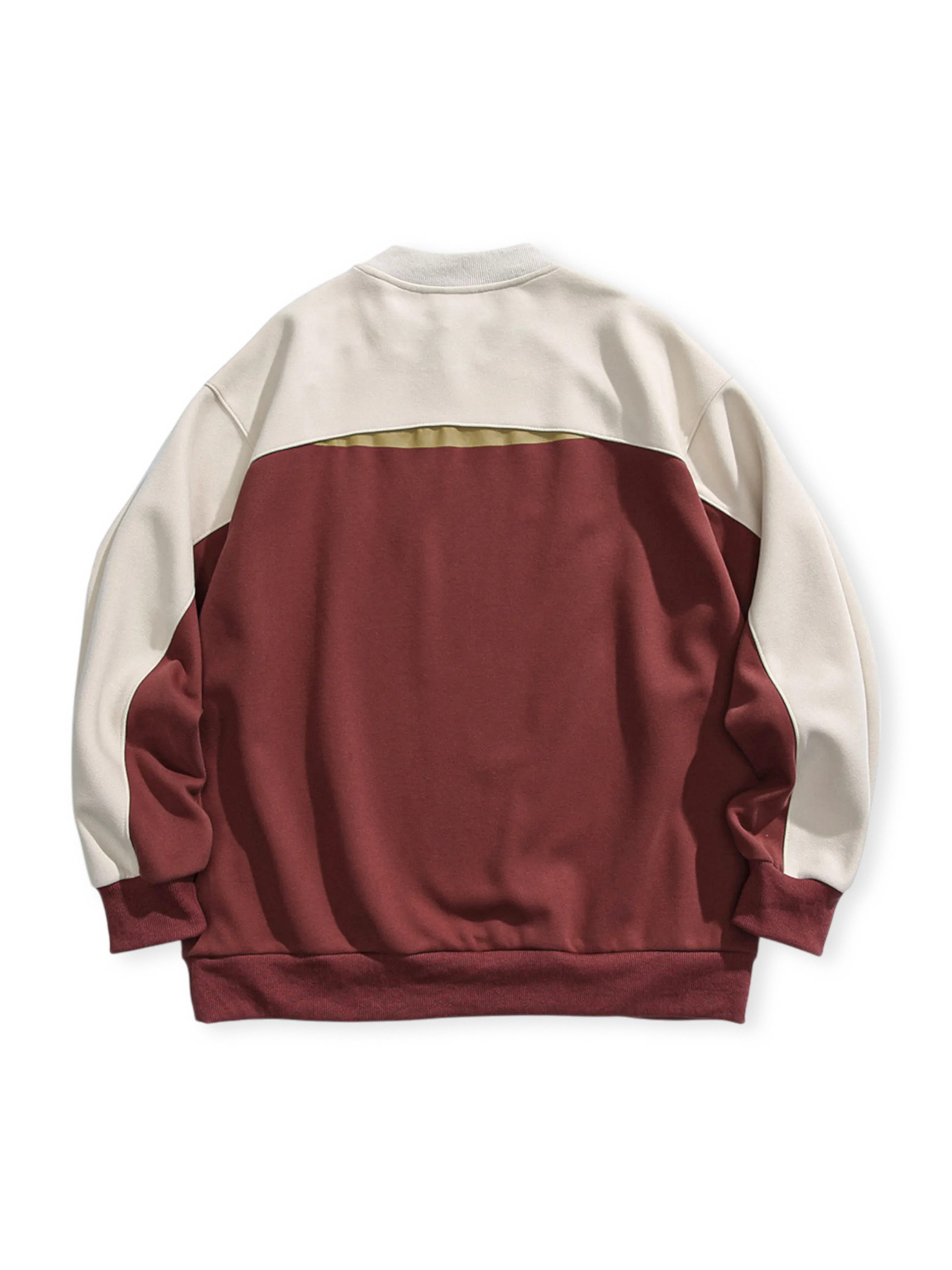 カラーブロックヴィンテージスポーツスウェット全体展示