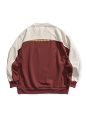 カラーブロックヴィンテージスポーツスウェット全体展示