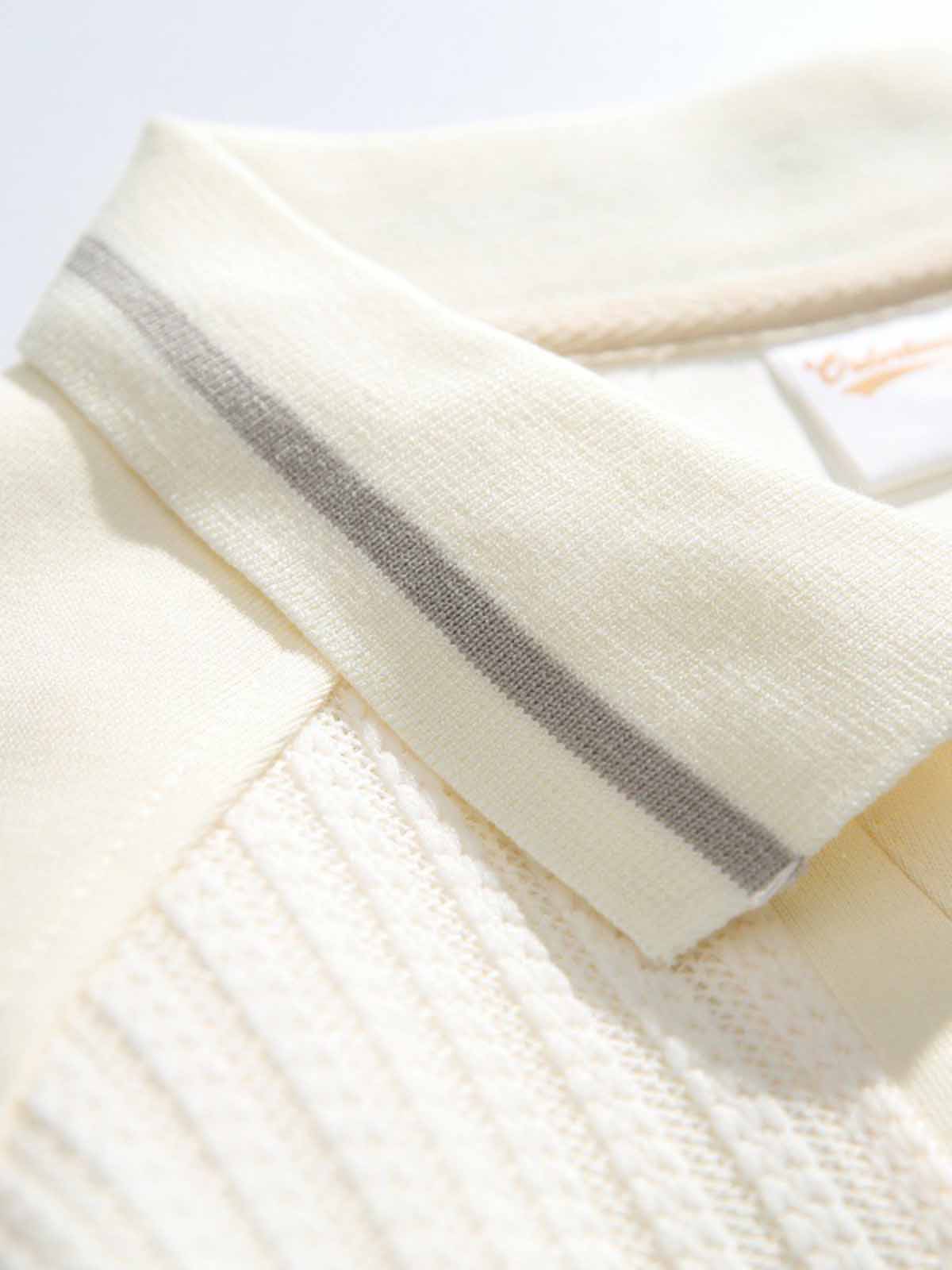 刺繍プリント襟付きスウェット