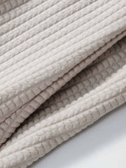 ワッフルチェック フーデッドジャケット