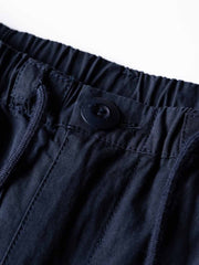 プリーツ加工ナイロン ワイドパンツ