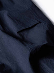 プリーツ加工ナイロン ワイドパンツ