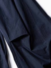 プリーツ加工ナイロン ワイドパンツ