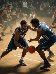 蛇鱗風の型押しアッパーを持つブラックマンバスニーカー