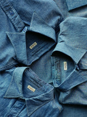 オカヤマ産チャンブレー ワークシャツ