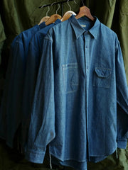 オカヤマ産チャンブレー ワークシャツ