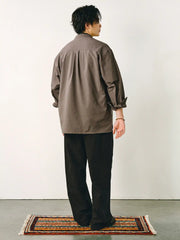 ソローナシアサッカー立襟シャツ