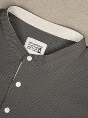 ソローナシアサッカー立襟シャツ