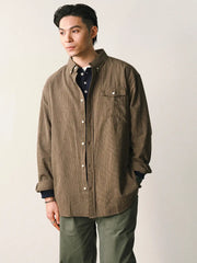 組み合わせポケット付きヴィンテージチェックシャツ