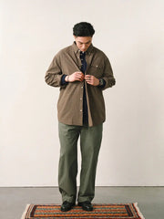 組み合わせポケット付きヴィンテージチェックシャツ