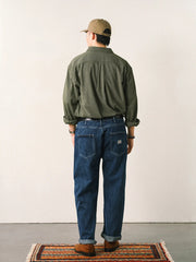 組み合わせポケット付きヴィンテージチェックシャツ