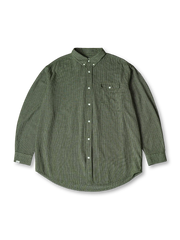 組み合わせポケット付きヴィンテージチェックシャツ