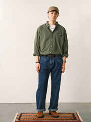 組み合わせポケット付きヴィンテージチェックシャツ