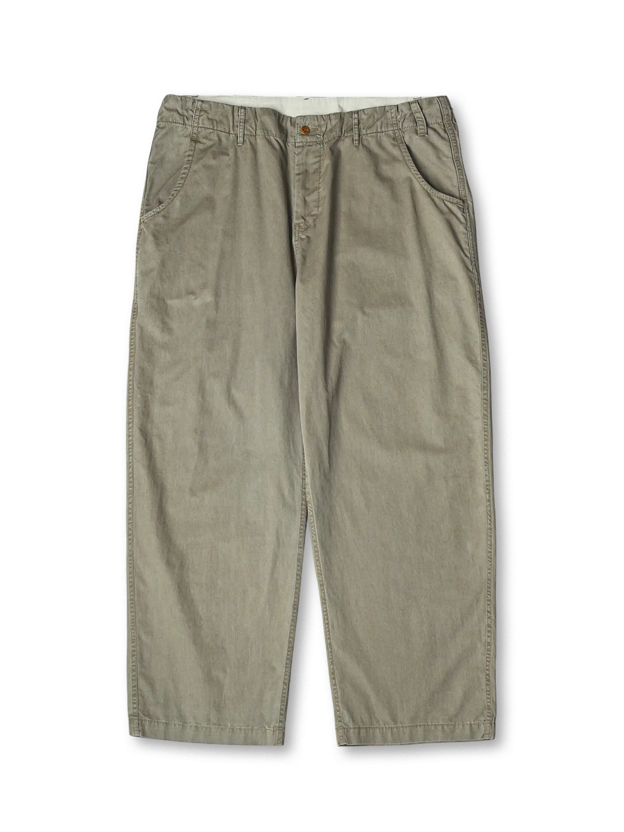 ヴィンテージウォッシュテクスチャパンツ全体