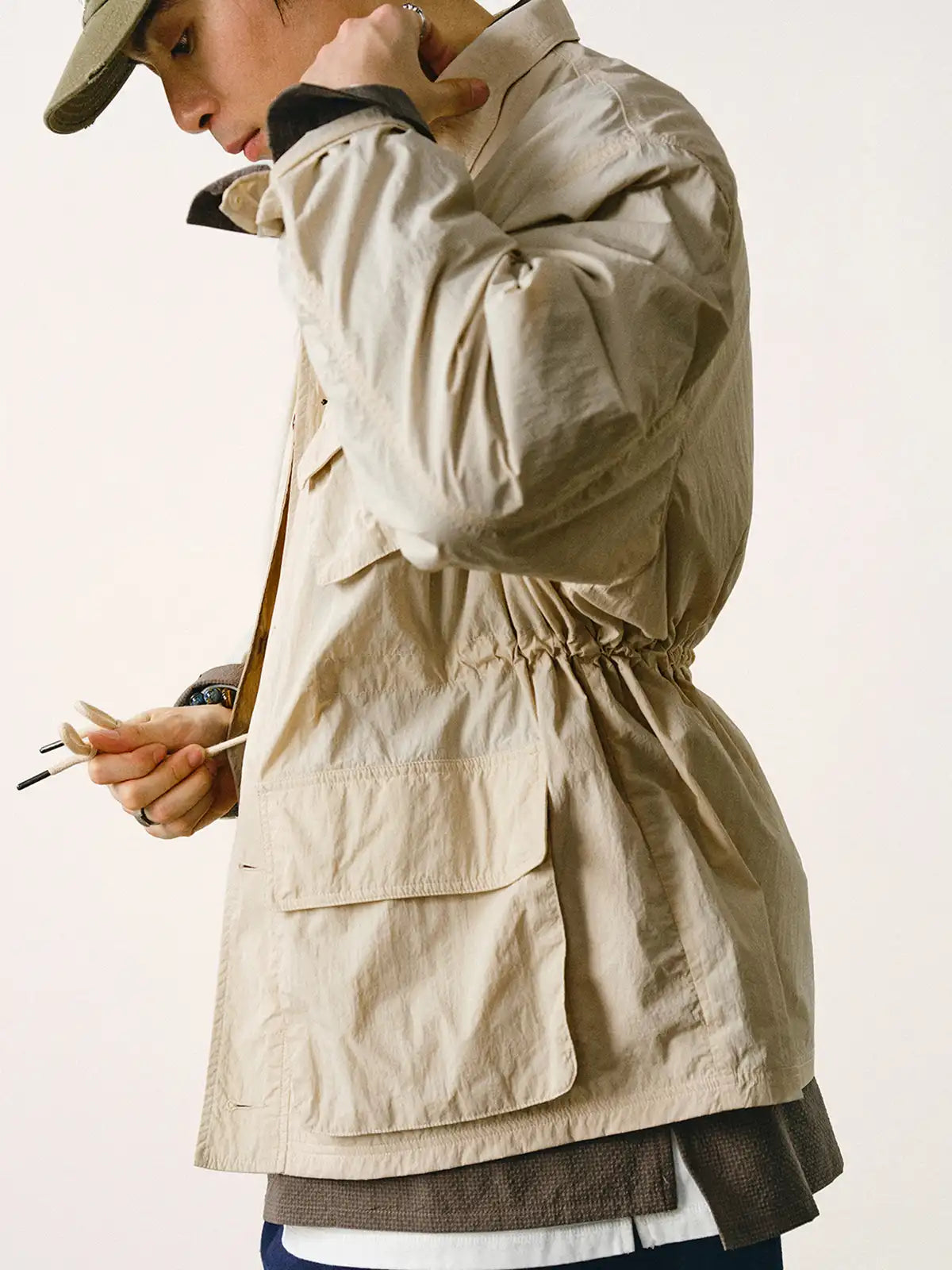 ライトウェイトスキンポケットジャケット全体