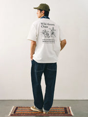 ワイルドグースチェイスプリントTシャツ